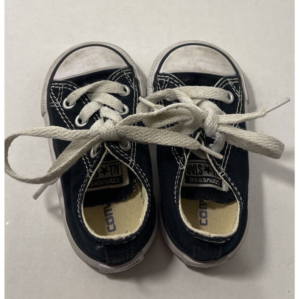 Converse Chuck Taylor All Star Lo Sneaker - Baby - Black Size 4